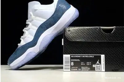 (2019) NAVY - 11 RETRO LOW JORDAN SNAKE 0611